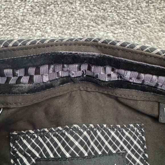 7 Diamonds Button Down Shirt Men Medium Black Long Sleeve Plaid Flip Cuff Casual - Picture 7 of 16